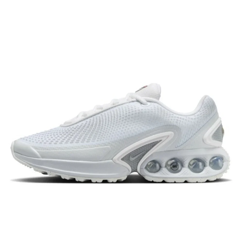 Nike Air Max Dn White Metallic Silver FJ3145-100 Womens Size 7.5 Sneakers